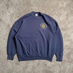 BLUE VINTAGE "POLICE HALF MARATHON" SWEATSHIRT
